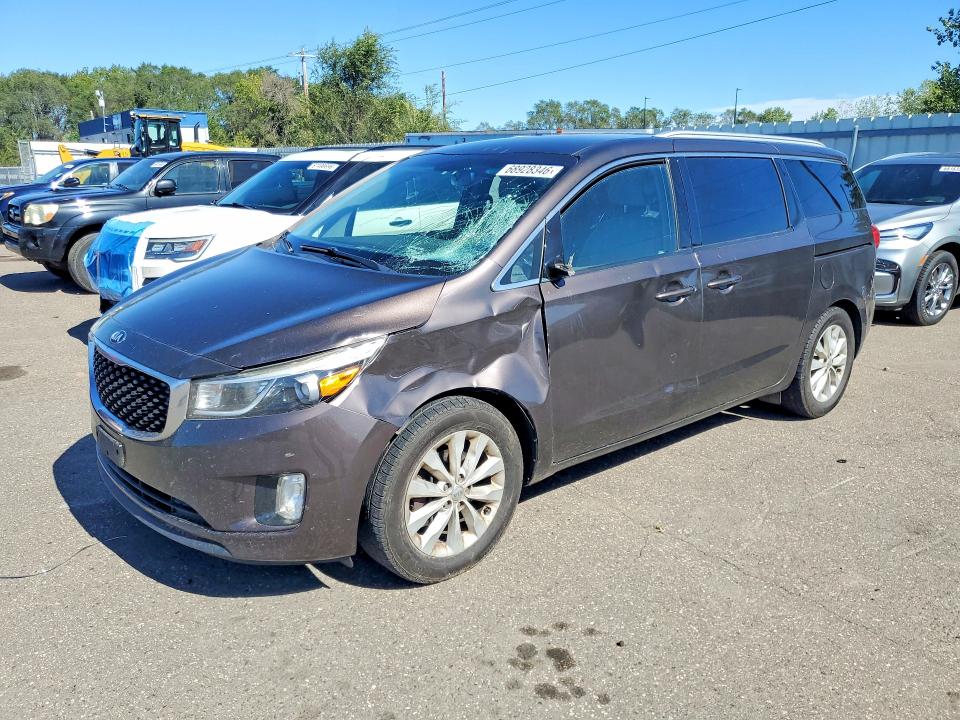 KIA SEDONA 2016 con VIN KNDMC5C16G6184300 - Foto de la subasta