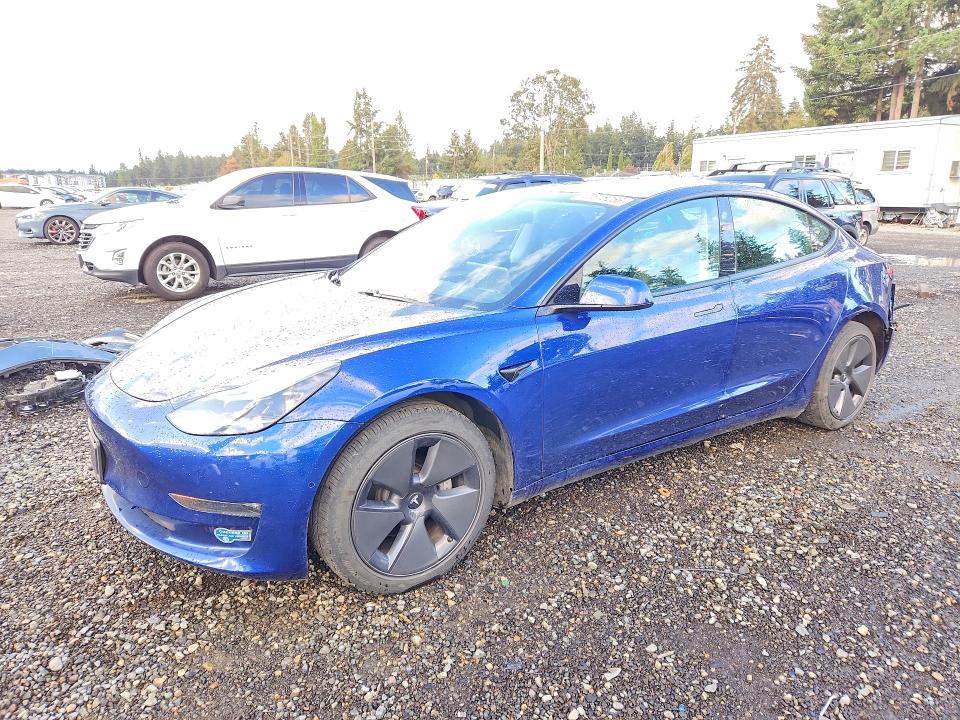 Photo 1 from auction – 2021 TESLA MODEL 3 with VIN 5YJ3E1EB9MF003680