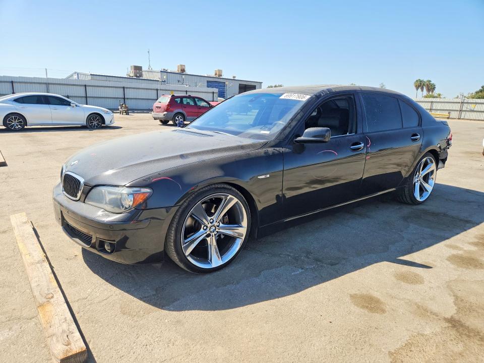 BMW 750 2007 with VIN WBAHN83557DT75764 - Photo from auction