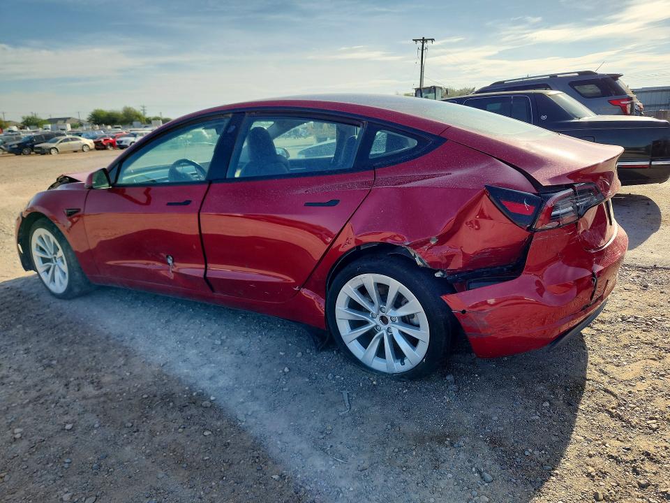 صورة رقم 2 من المزاد - 2022 TESLA MODEL 3 مع VIN 5YJ3E1EA2NF289171