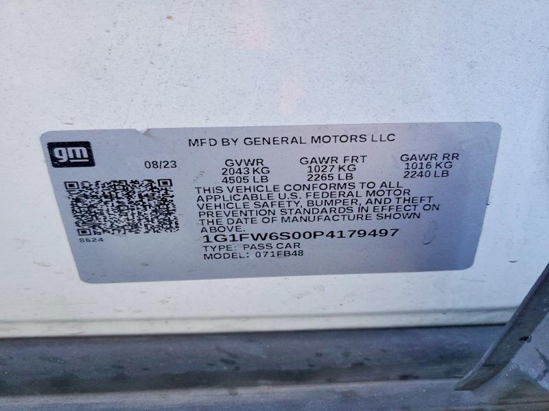 Photo 14 from auction – 2023 CHEVROLET BOLT EV with VIN 1G1FW6S00P4179497