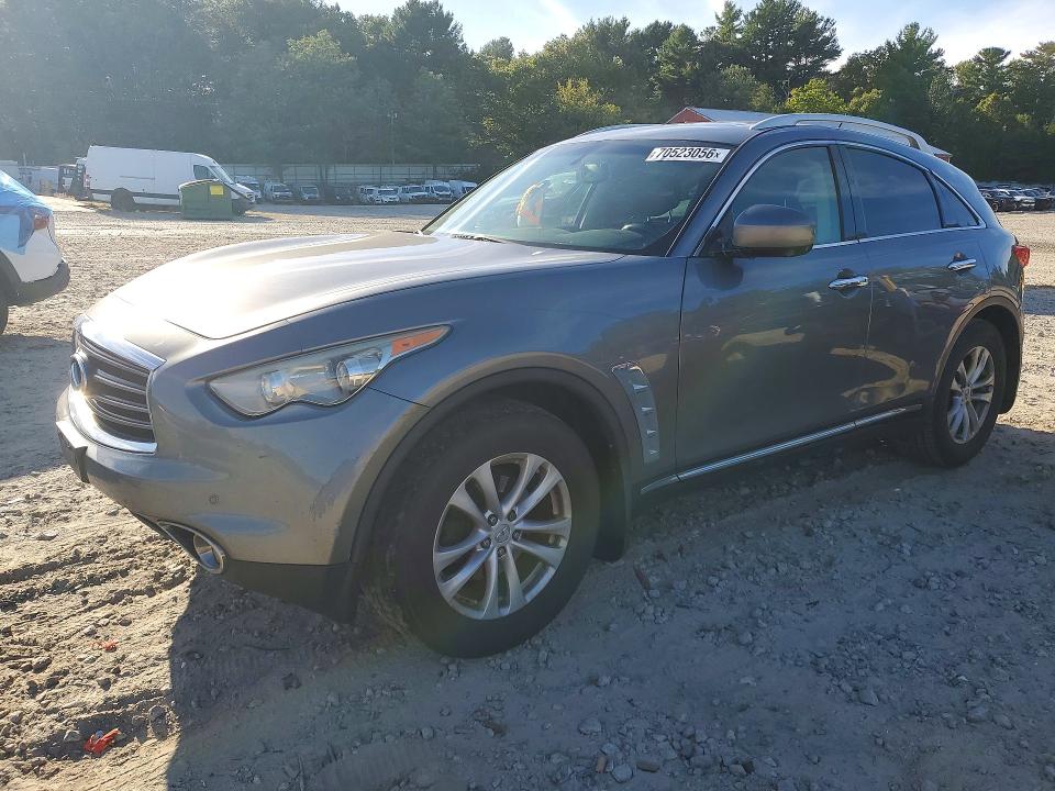 INFINITI FX37 2013 with VIN JN8CS1MW0DM170275 - Photo from auction