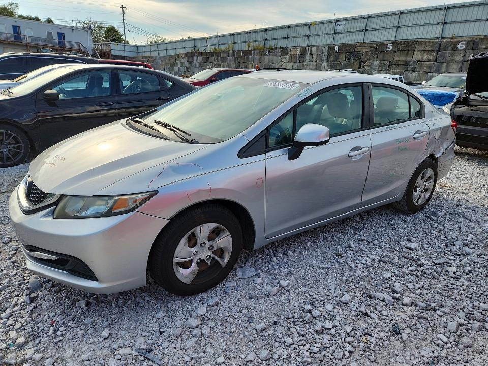 HONDA CIVIC 2013 with VIN 19XFB2F56DE289496 - Photo from auction