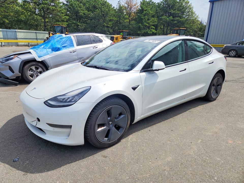 TESLA MODEL 3 2021 with VIN 5YJ3E1EA0MF851972 - Photo from auction
