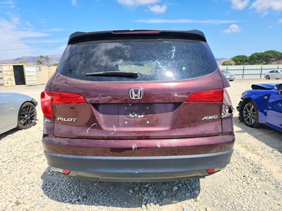 Снимка 6 от търг – 2016 HONDA PILOT с VIN 5FNYF6H14GB010396