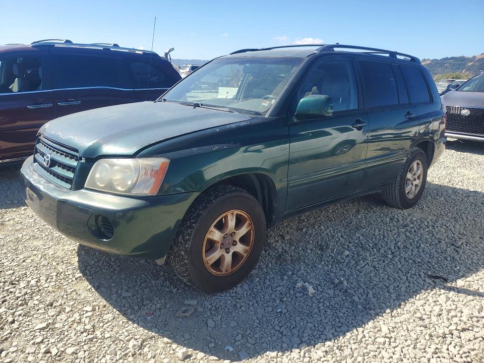 TOYOTA HIGHLANDER 2001 with VIN JTEGD21A710020488 - Photo from auction