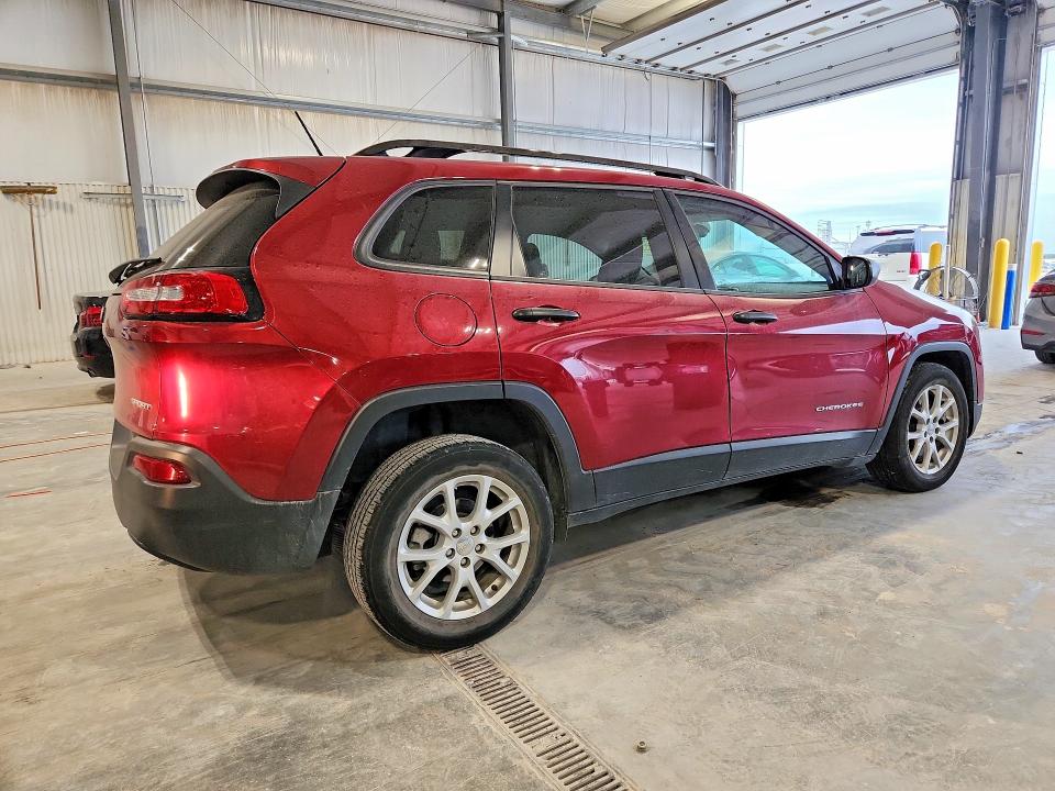 Photo 3 from auction – 2016 JEEP CHEROKEE with VIN 1C4PJLAB3GW291291