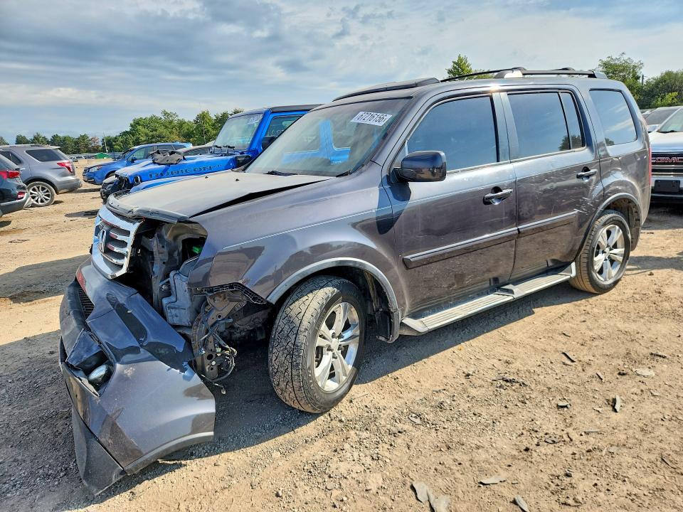 HONDA PILOT 2014 with VIN 5FNYF3H53EB001610 - Photo from auction