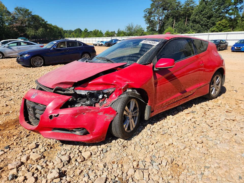 HONDA CR-Z 2011 مع رقم تعريف المركبة JHMZF1D67BS010296 - صورة من المزاد