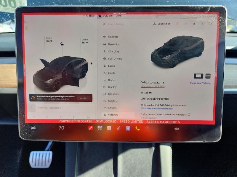 Фото 9 с аукциона – 2024 TESLA MODEL Y с VIN 7SAYGDEF1RF057425