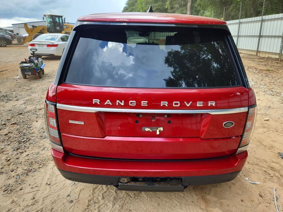Фото 6 с аукциона – 2017 LAND ROVER RANGE ROVER с VIN SALGS2FE9HA370255