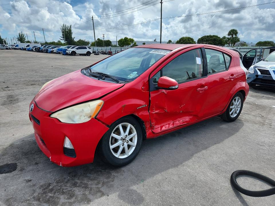 TOYOTA PRIUS C 2012 with VIN JTDKDTB30C1502012 - Photo from auction