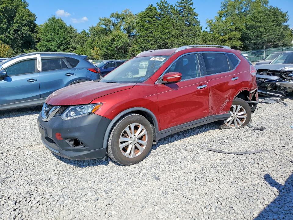 NISSAN ROGUE 2015 with VIN KNMAT2MV2FP529110 - Photo from auction
