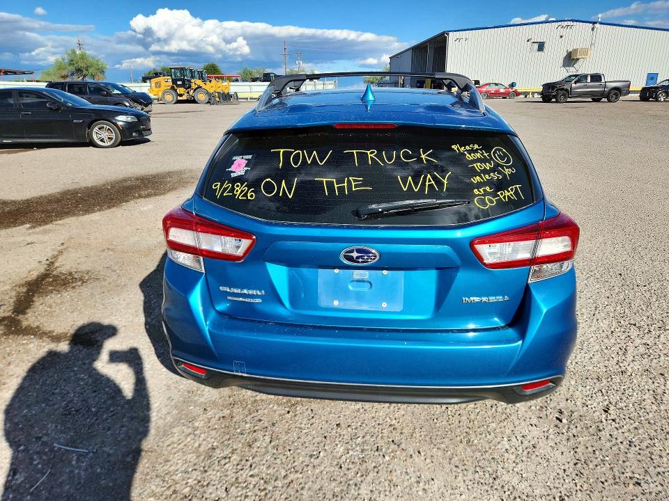 Фото 6 с аукциона – 2018 SUBARU IMPREZA с VIN 4S3GTAD61J3722507