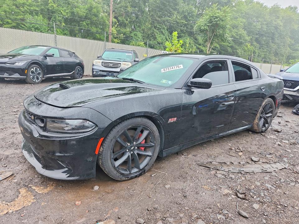 DODGE CHARGER 2019 with VIN 2C3CDXGJ5KH662748 - Photo from auction