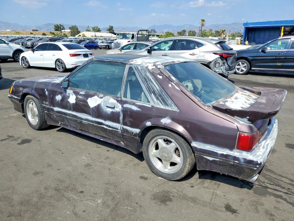 Photo 2 from auction – 1986 FORD MUSTANG with VIN 1FABP28M7GF201852