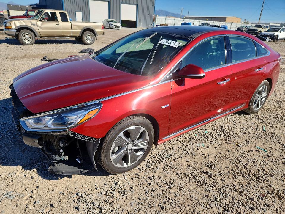 HYUNDAI SONATA HYBRID 2018 с VIN KMHE34L33JA085627 - Снимка от търг