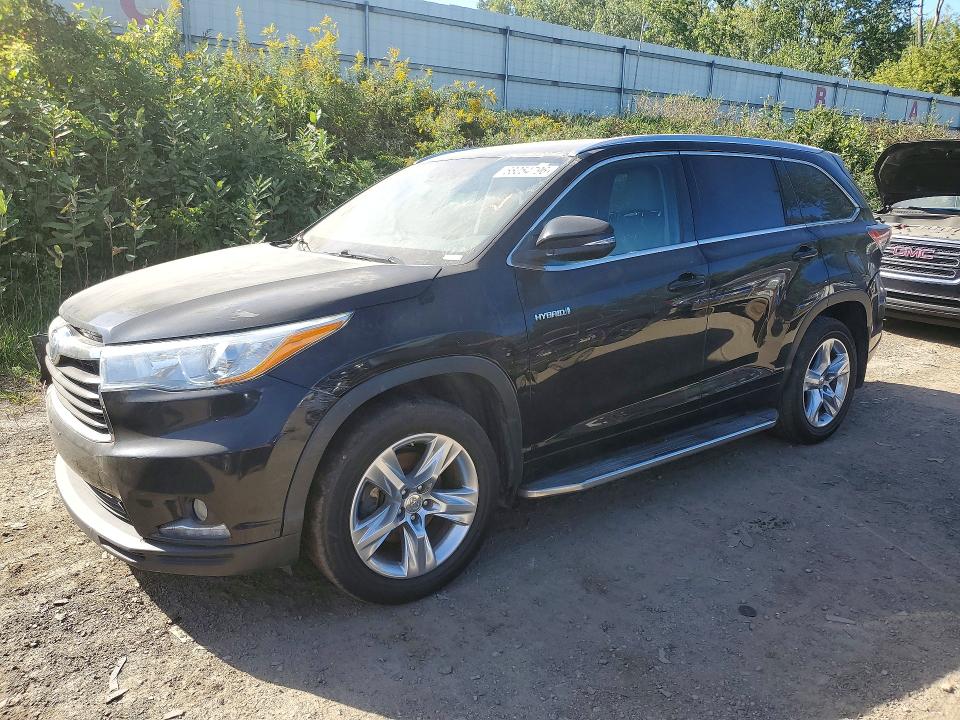 TOYOTA HIGHLANDER HYBRID 2015 with VIN 5TDDCRFH8FS011814 - Photo from auction
