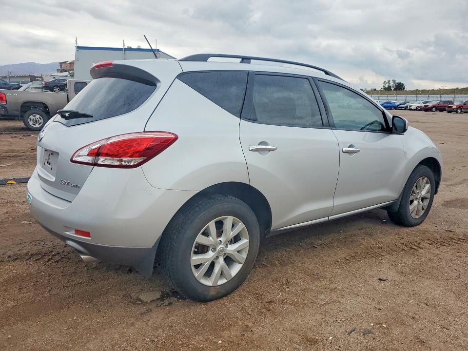 Photo 3 from auction – 2012 NISSAN MURANO with VIN JN8AZ1MW7CW219848