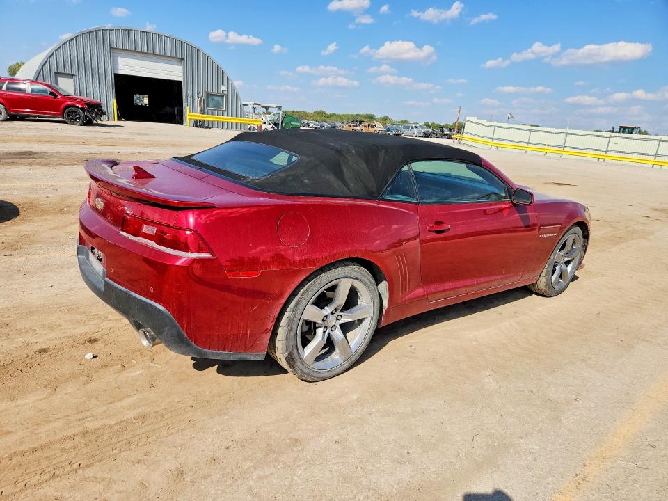 Photo 3 from auction – 2014 CHEVROLET CAMARO with VIN 2G1FB3D36E9139100