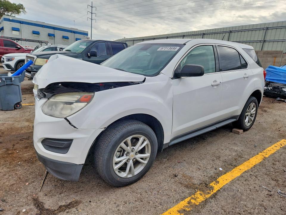 CHEVROLET EQUINOX 2017 with VIN 2GNFLEEK7H6324081 - Photo from auction