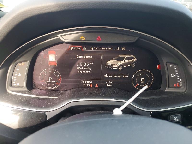 Photo 9 from auction – 2019 AUDI Q7 with VIN WA1LAAF76KD047155