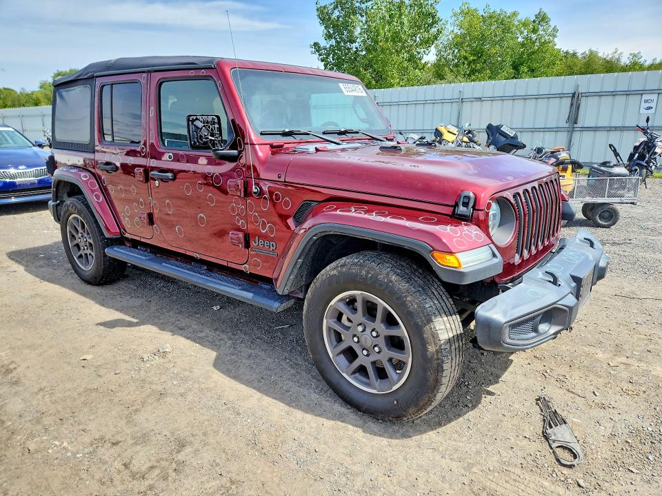 Снимка 4 от търг – 2021 JEEP WRANGLER UNLIMITED с VIN 1C4HJXDG7MW637311