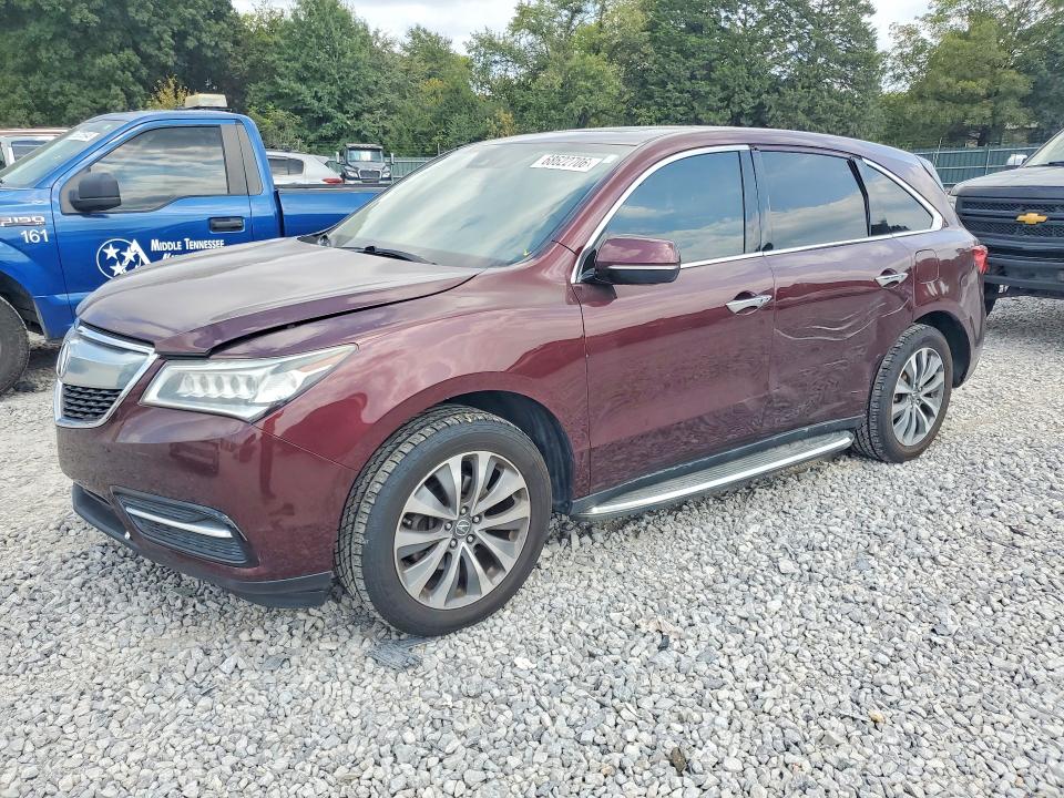 ACURA MDX 2016 مع رقم تعريف المركبة 5FRYD4H40GB038490 - صورة من المزاد