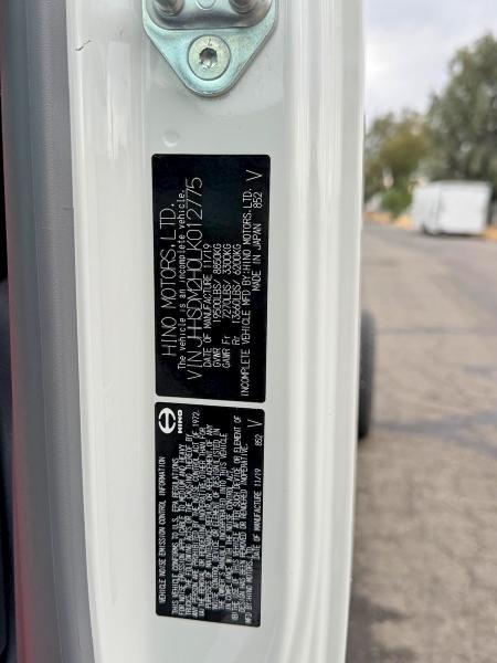 Photo 10 from auction – 2020 HINO 195 with VIN JHHSDM2H0LK012775