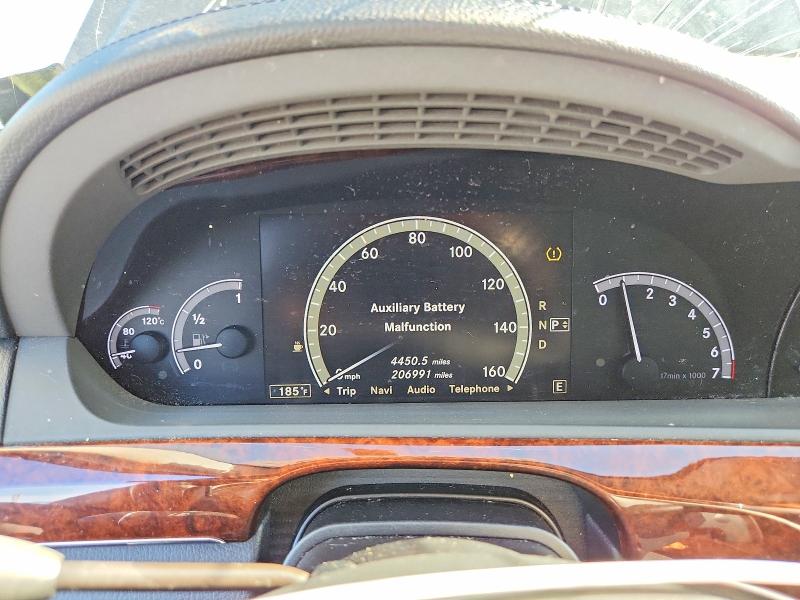 Photo 9 from auction – 2011 MERCEDES-BENZ S with VIN WDDNG7BB0BA361983