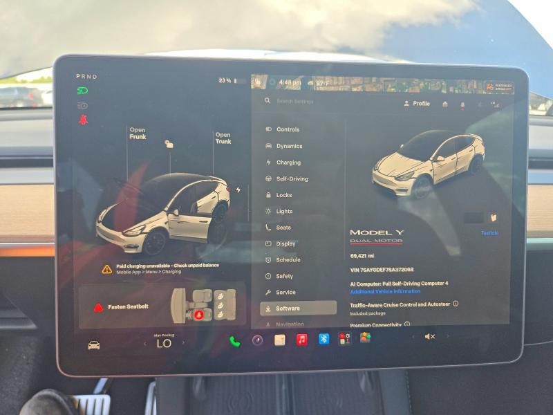 Снимка 9 от търг – 2025 TESLA MODEL Y с VIN 7SAYGDEF7SA372068