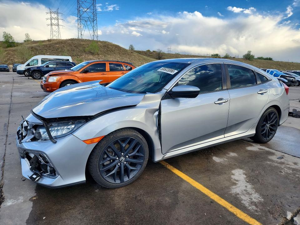 HONDA CIVIC 2020 with VIN 2HGFC1E52LH703855 - Photo from auction