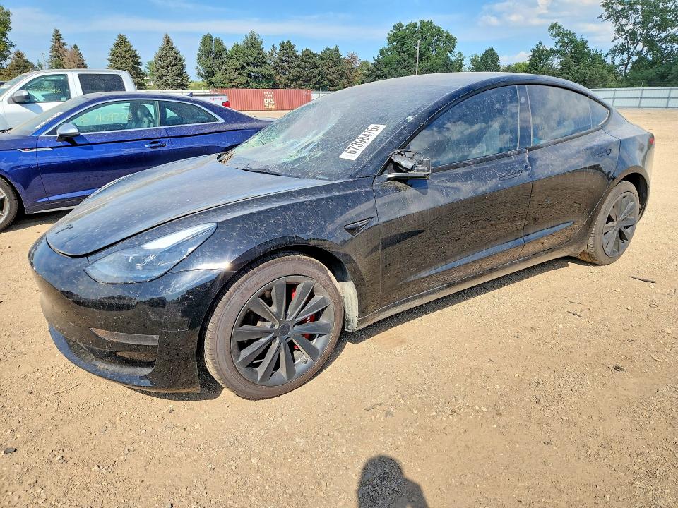 TESLA MODEL 3 2023 с VIN 5YJ3E1EB5PF627934 - Фото с аукциона