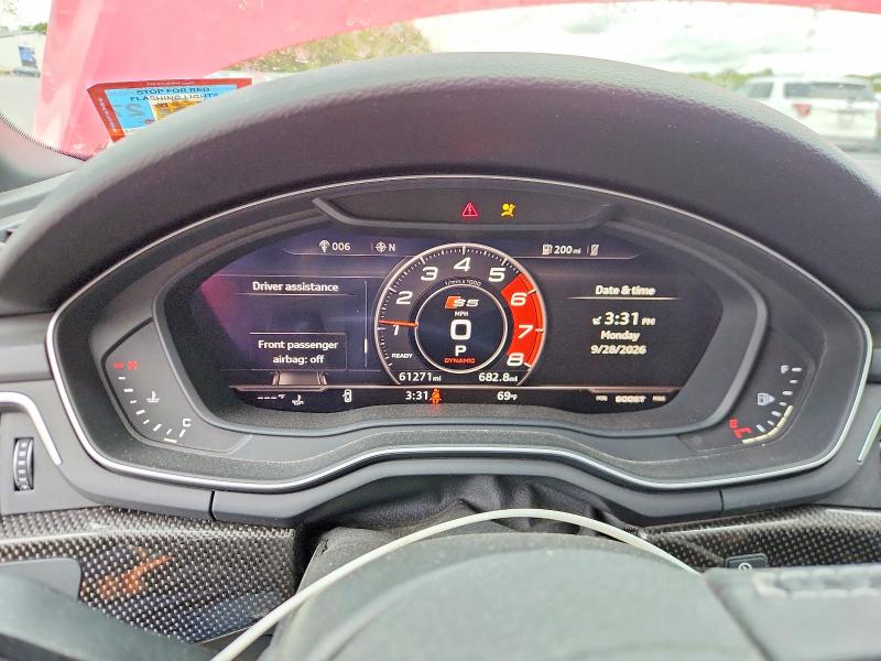 Снимка 9 от търг – 2018 AUDI S5 с VIN WAUY4GF56JN003277
