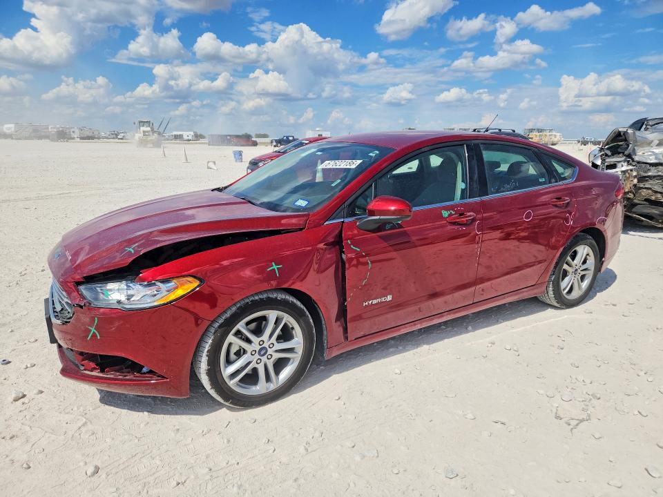 FORD FUSION 2018 with VIN 3FA6P0LU8JR208719 - Photo from auction
