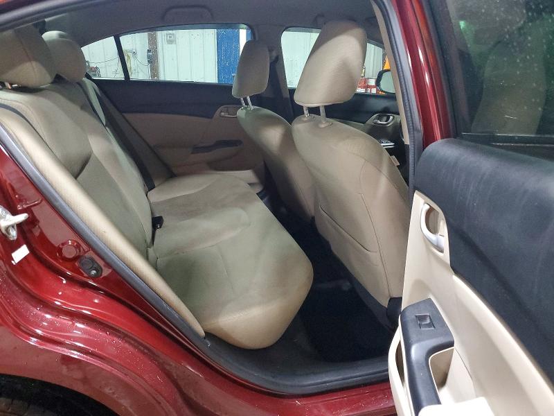 Photo 10 from auction – 2013 HONDA CIVIC with VIN 2HGFB2F53DH584089