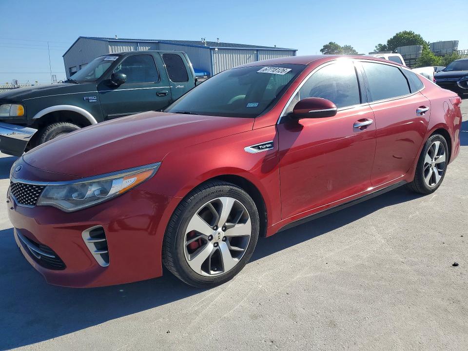 KIA OPTIMA 2017 with VIN 5XXGW4L24HG147336 - Photo from auction