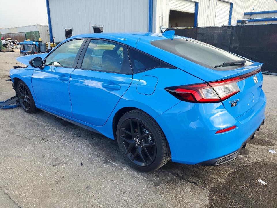 Photo 2 from auction – 2025 HONDA CIVIC with VIN 19XFL2H87SE019548
