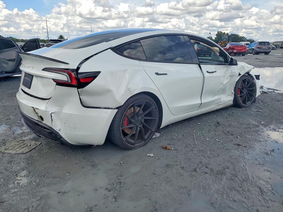 Photo 3 from auction – 2025 TESLA MODEL 3 with VIN 5YJ3E1ET7SF030382