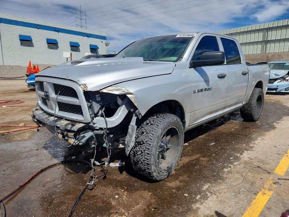DODGE RAM 1500 2012 con VIN 1C6RD7KT7CS144639 - Foto de la subasta