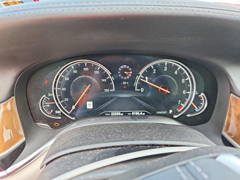 Foto 9 de la subasta – 2017 BMW 750 con VIN WBA7F2C51HG422035