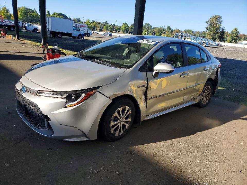 TOYOTA COROLLA 2020 with VIN JTDEBRBE1LJ021709 - Photo from auction