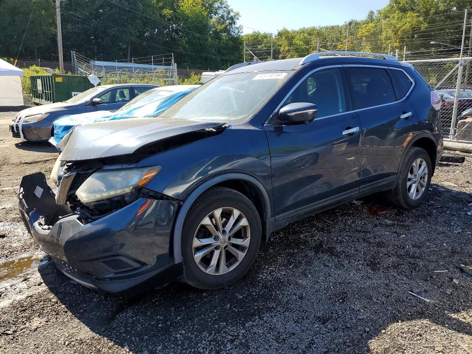 NISSAN ROGUE 2015 с VIN KNMAT2MVXFP591807 - Снимка от търг