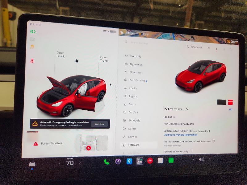 Photo 9 from auction – 2023 TESLA MODEL Y with VIN 7SAYGDEE8PA144465
