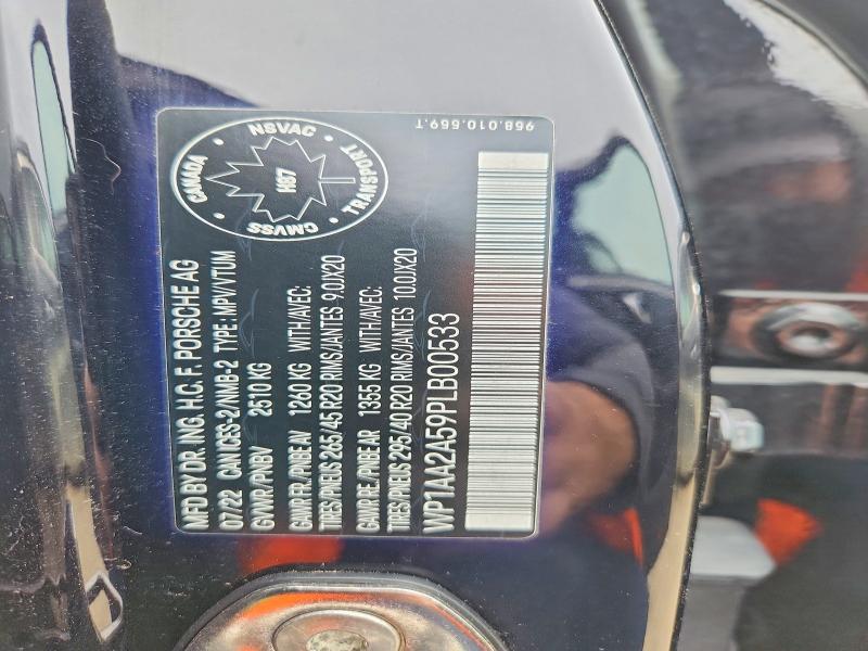 Photo 14 from auction – 2023 PORSCHE MACAN with VIN WP1AA2A59PLB00533