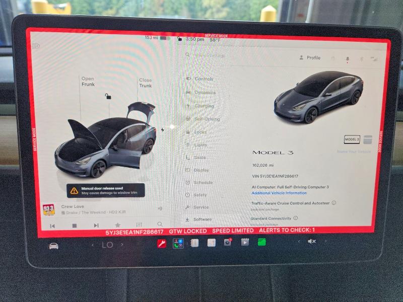 Photo 9 from auction – 2022 TESLA MODEL 3 with VIN 5YJ3E1EA1NF286617
