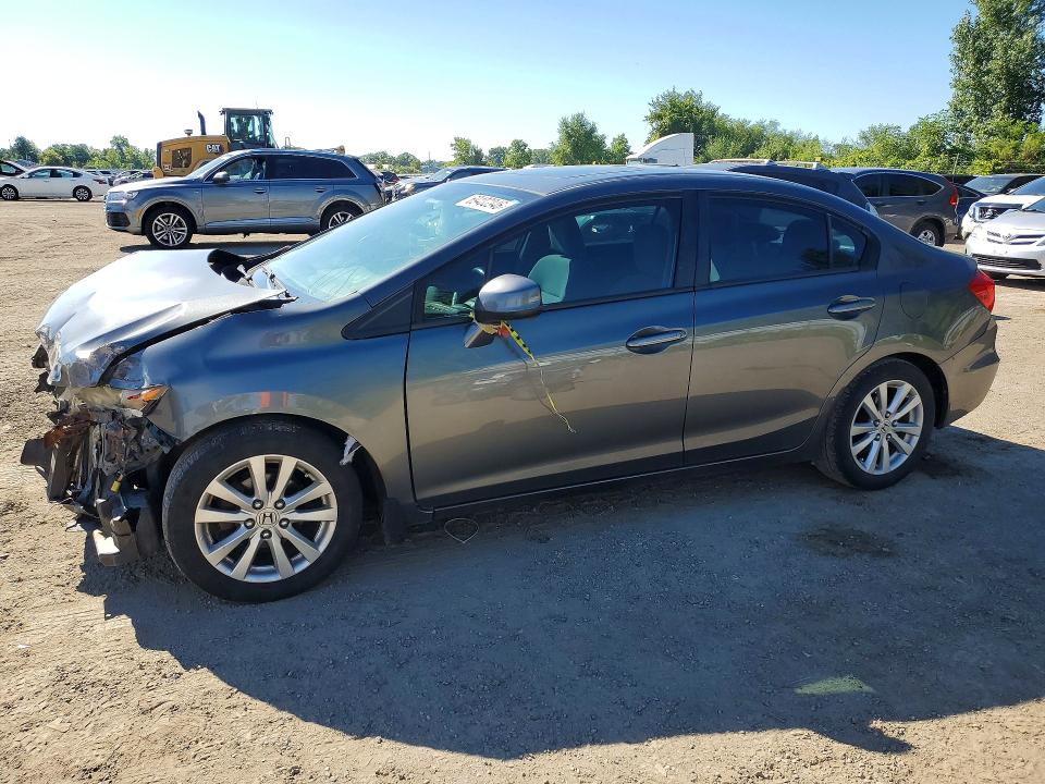 Photo 1 from auction – 2012 HONDA CIVIC with VIN 2HGFB2F59CH027170