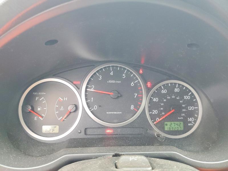 Photo 9 from auction – 2007 SUBARU IMPREZA with VIN JF1GG74657G801791