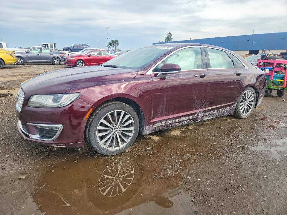 LINCOLN MKZ 2018 with VIN 3LN6L5A92JR629123 - Photo from auction