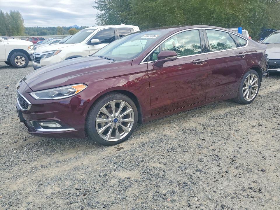 FORD FUSION 2017 with VIN 3FA6P0K96HR330227 - Photo from auction